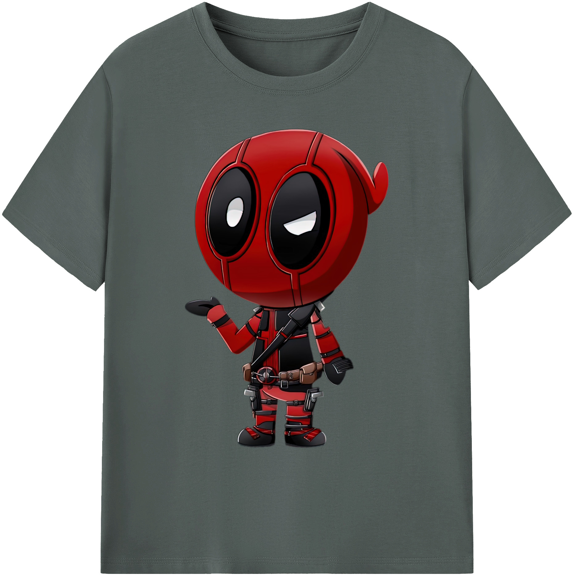 （画像用） Deadpool デッドプール 綿100％ メンズ半袖Tシャツ｜肌触りやわらか＆通気性